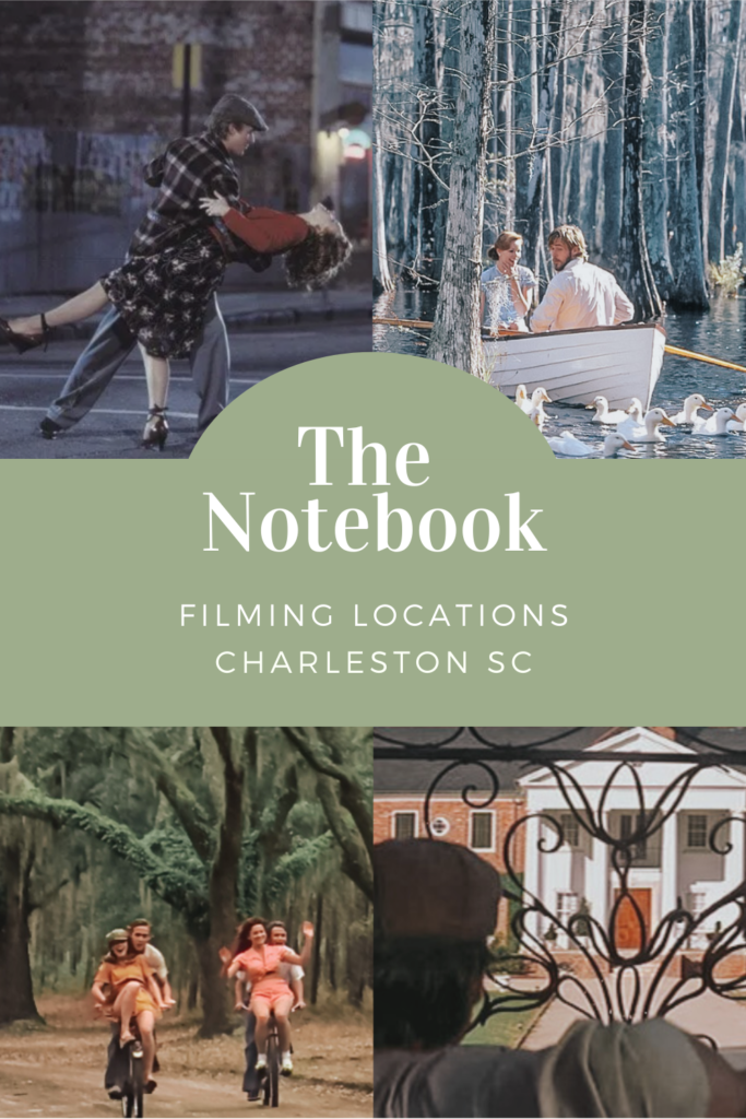 the notebook tour charleston sc